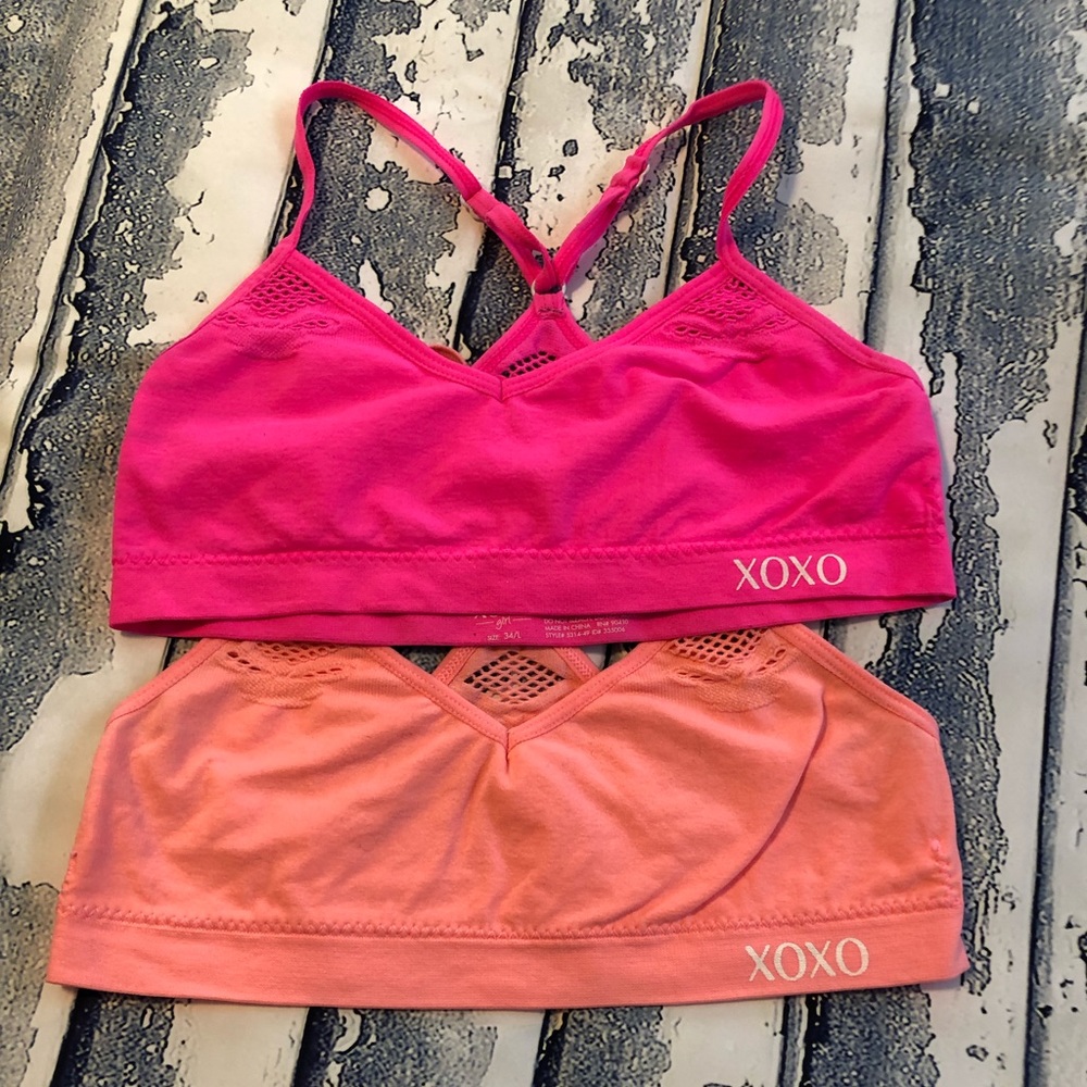 Girls sports bras (set of 2)